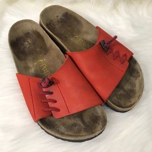 PAPALLIO by BIRKENSTOCK | Red Sandals | Pull Strap